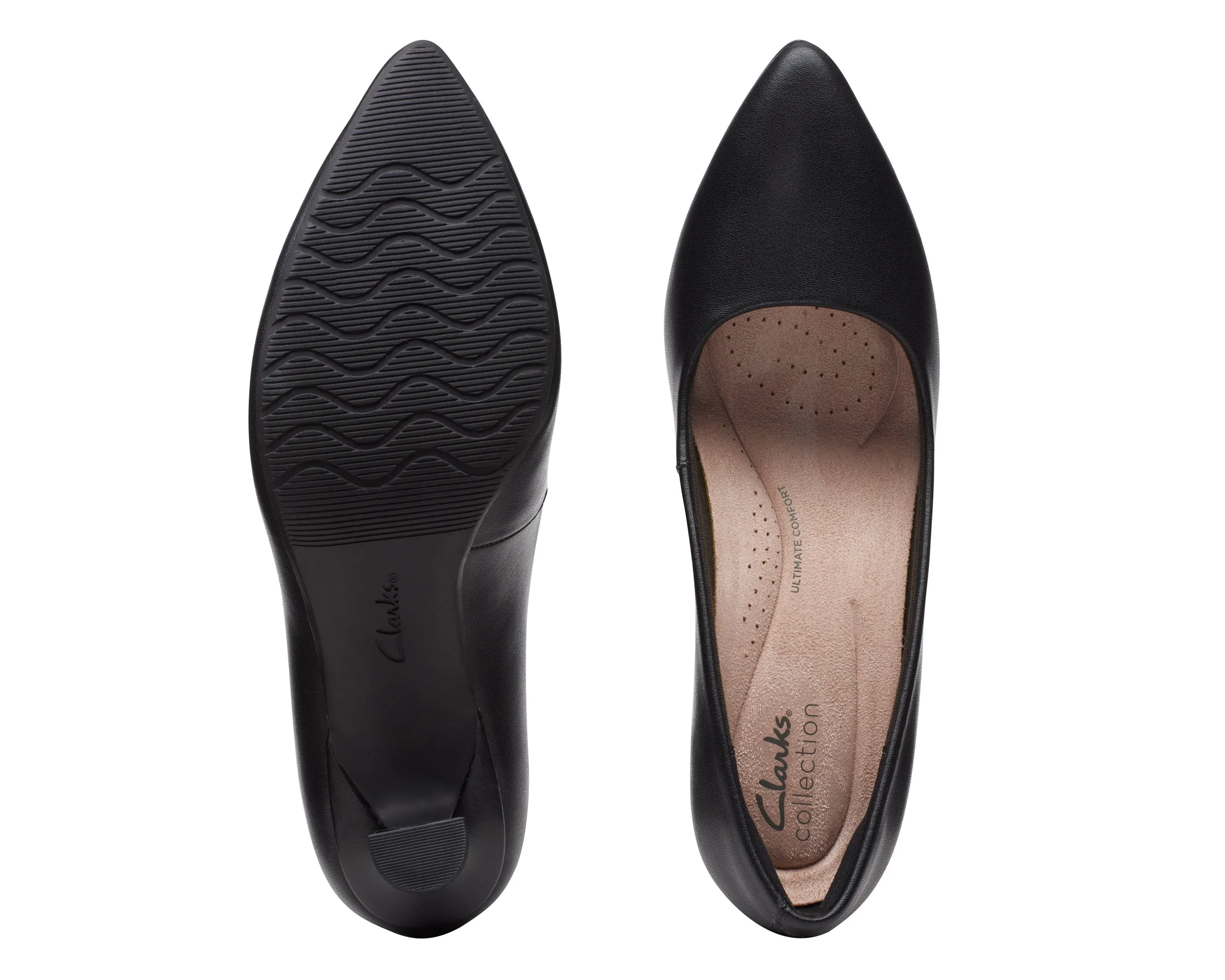 Clarks Kataleyna Gem Black Leather