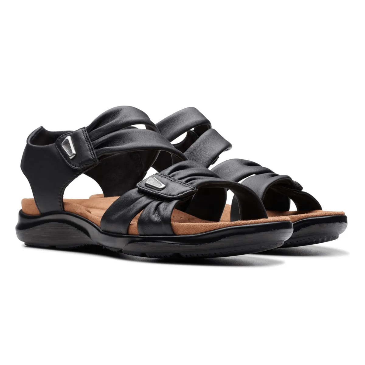 Clarks Women's Kitly Ave Black Leather