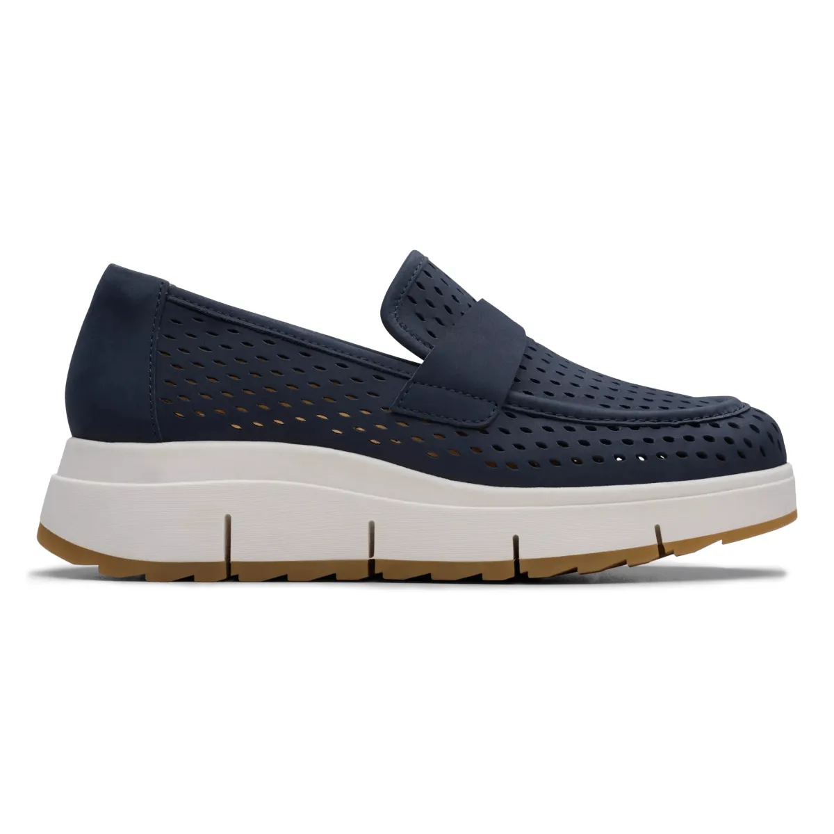Clarks Women's Loriini Edge Navy Nubuck