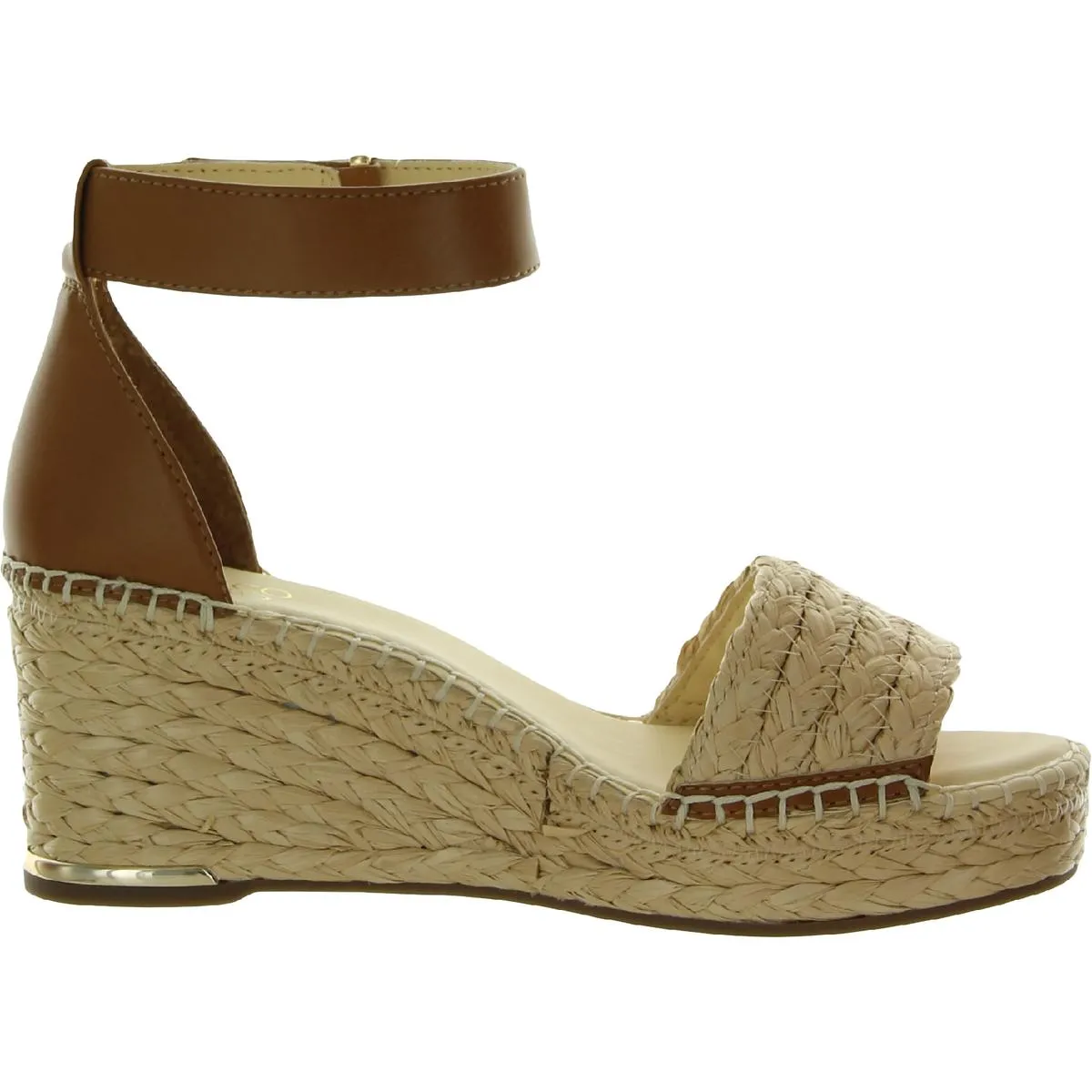 Clemens 5 Womens Ankle Strap Espadrille Wedge Sandals