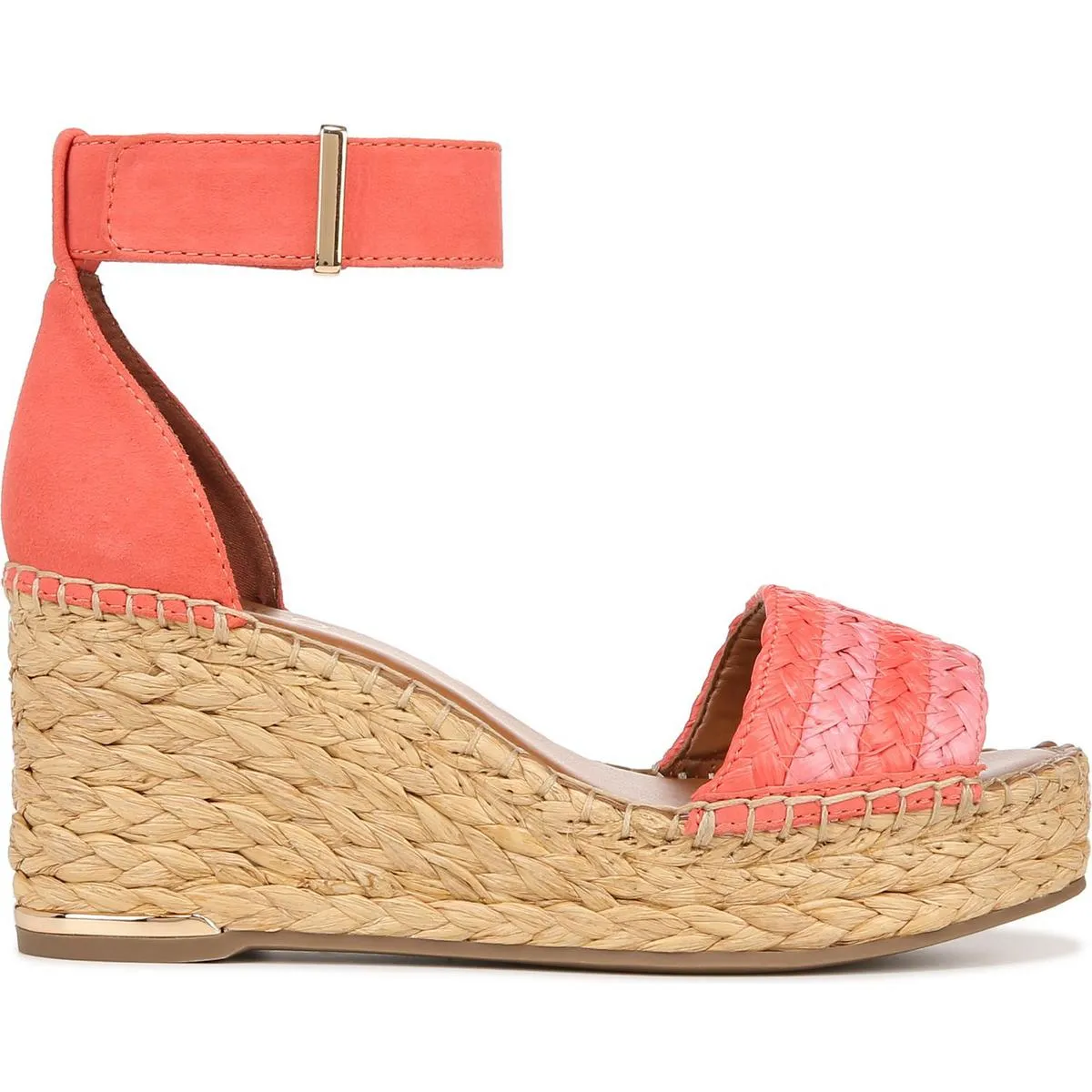 Clemens 5 Womens Ankle Strap Espadrille Wedge Sandals