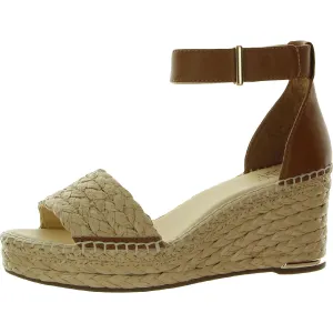 Clemens 5 Womens Ankle Strap Espadrille Wedge Sandals