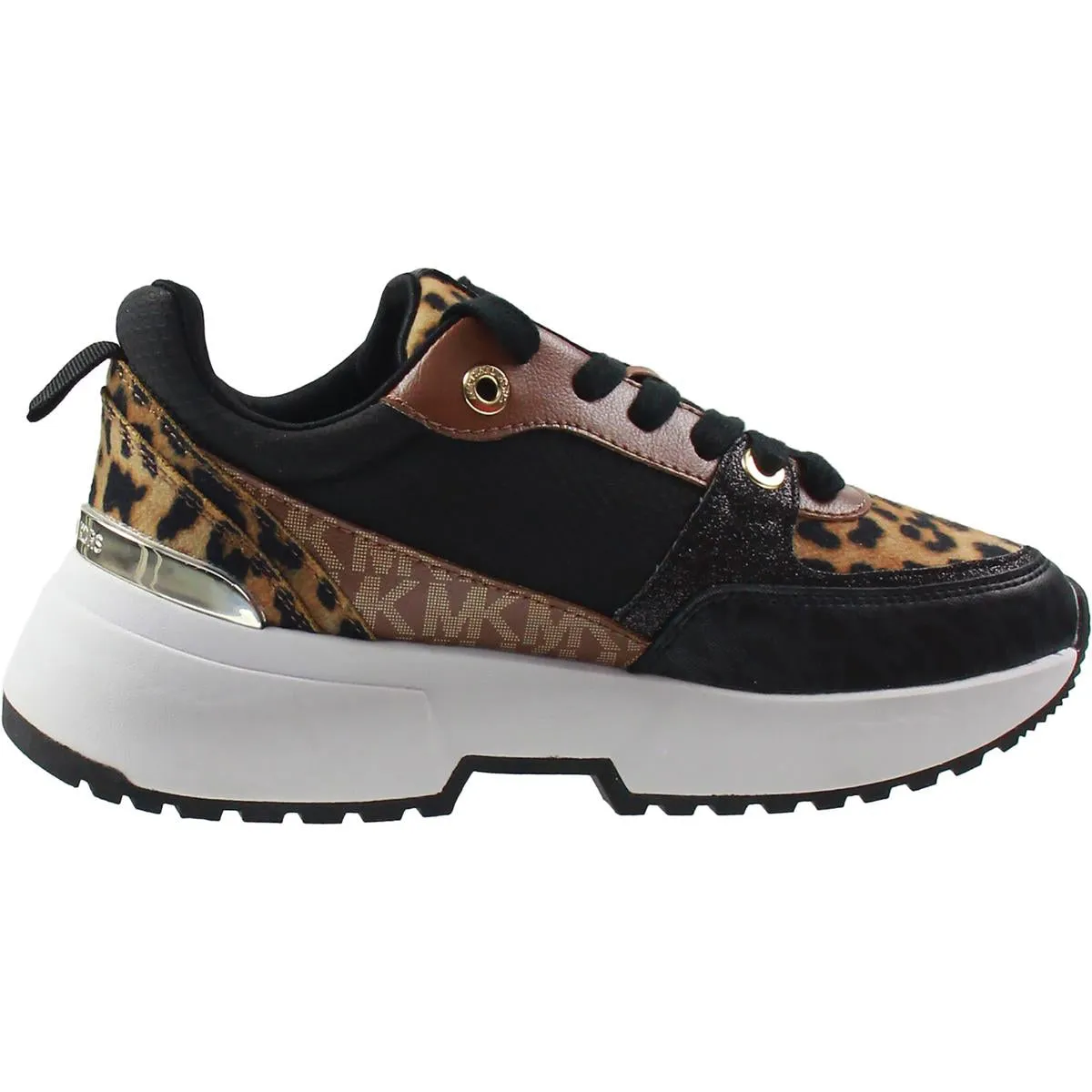 Cosmo Sport Womens Animal Print Faux Leather Running & Training Shoes