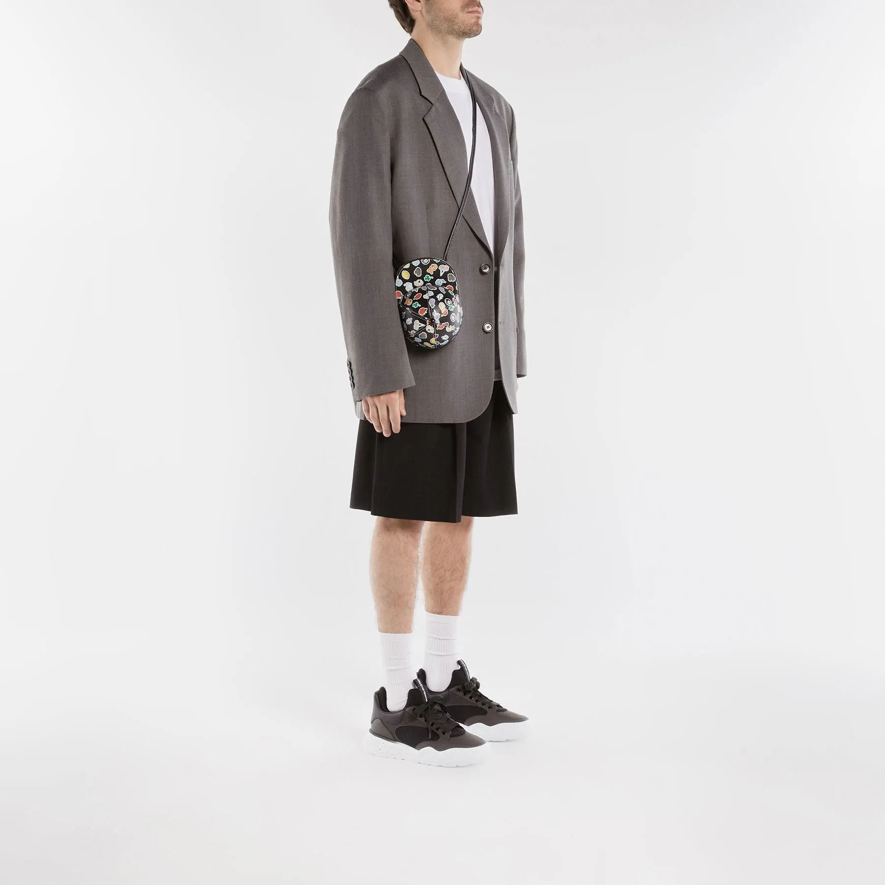 Court Sneakers - Alexander Mcqueen - Black/White - Leather