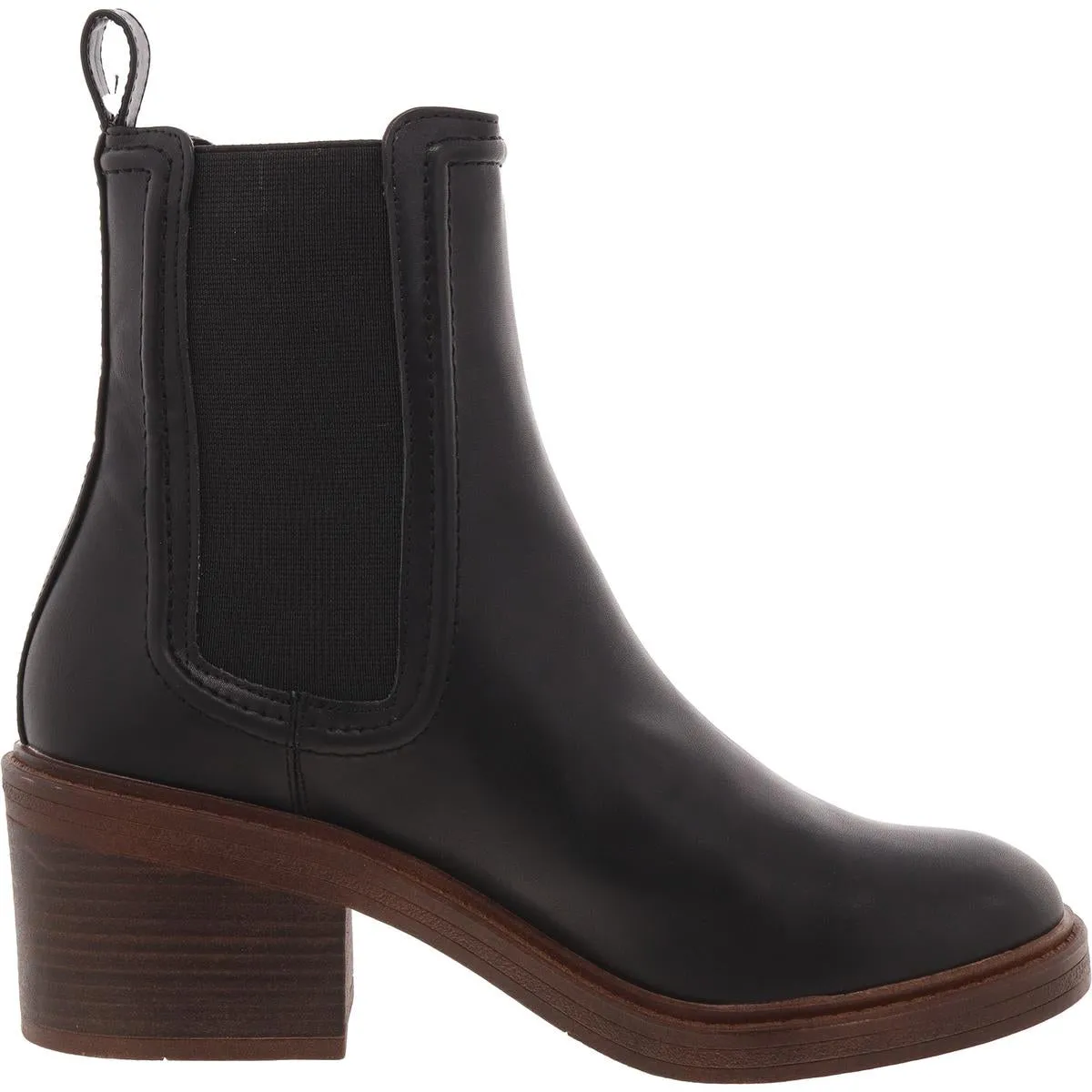 Curtsy Womens Suede Pull On Chelsea Boots