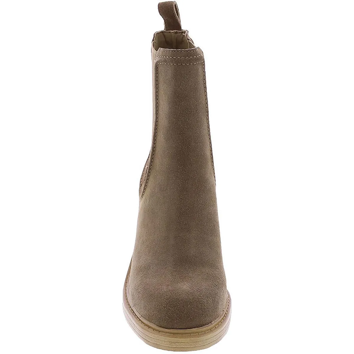Curtsy Womens Suede Pull On Chelsea Boots