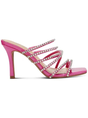 Dahlia Womens Rhinestone Embellished Heels