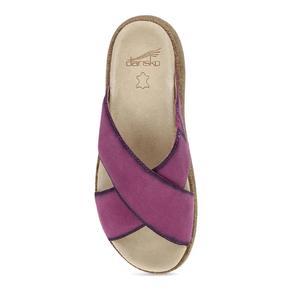 Dansko Women's Bridget Plum Burnished Suede