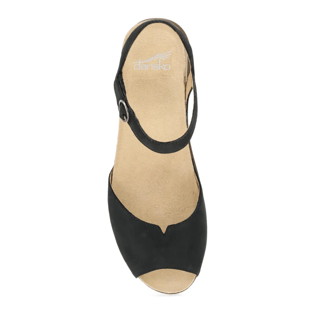 Dansko Women's Cass Black Milled Nubuck