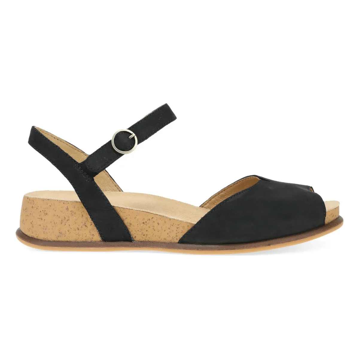 Dansko Women's Cass Black Milled Nubuck
