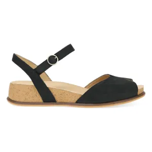 Dansko Women's Cass Black Milled Nubuck