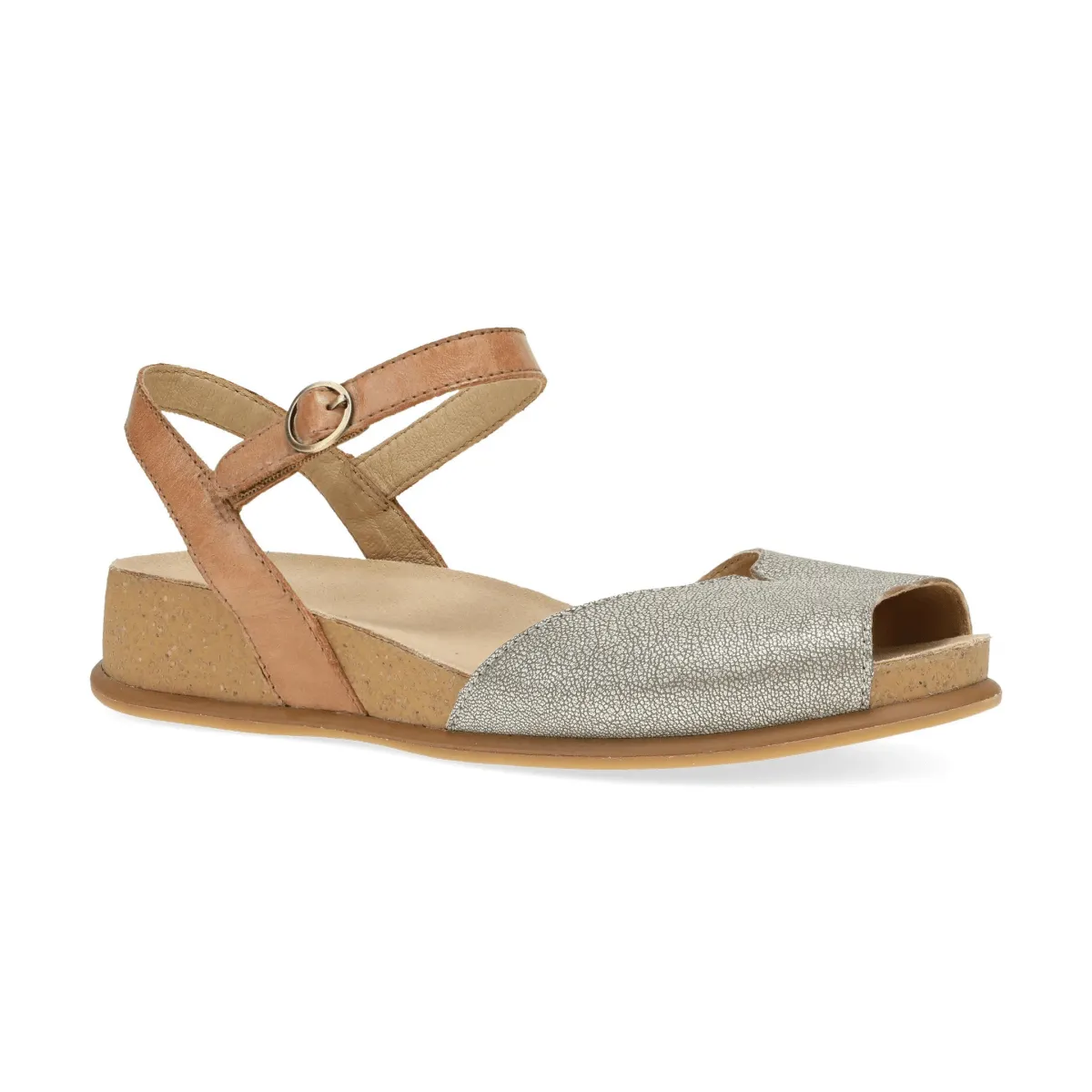 Dansko Women's Cass Platino/Tan Leather