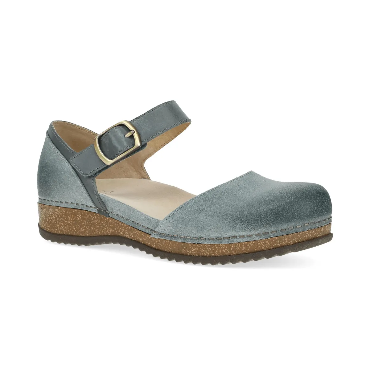 Dansko Women's Mae Denim Burnished Suede