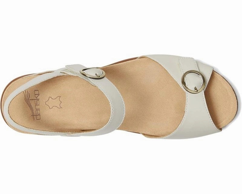 Dansko Women's Candace - Ivory Full Grain