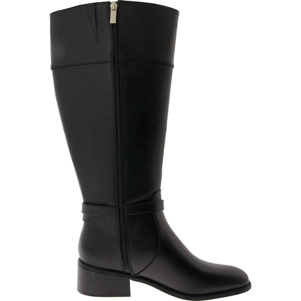 Dennie 3 Womens Faux Leather Wide Calf Knee-High Boots