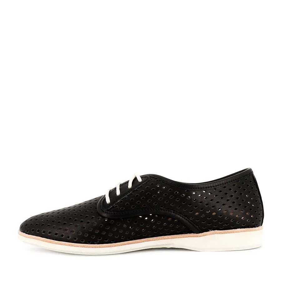 DERBY PUNCH - BLACK LEATHER