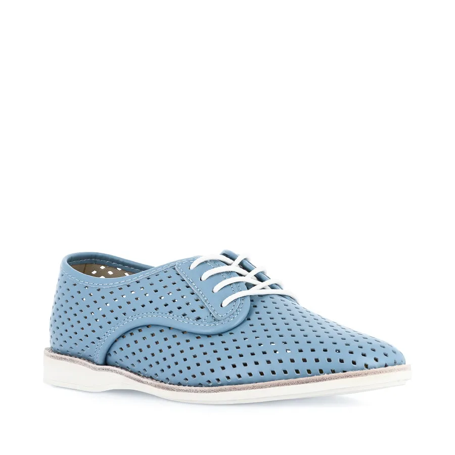 DERBY PUNCH - STEEL BLUE LEATHER