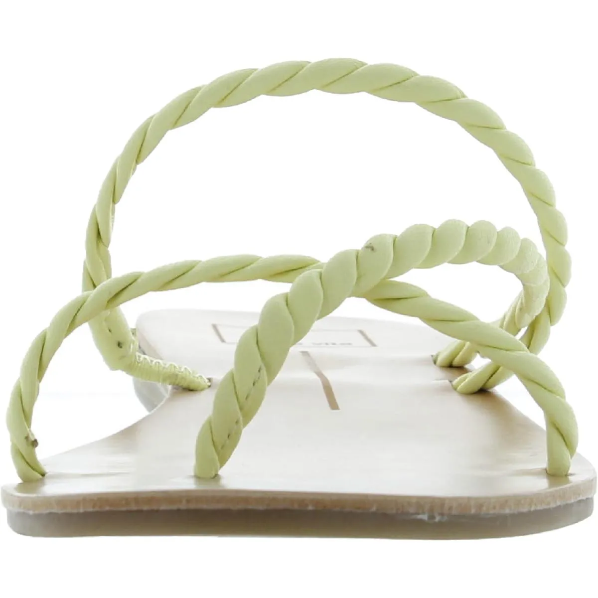 Dexla Womens Strappy Flat Slide Sandals