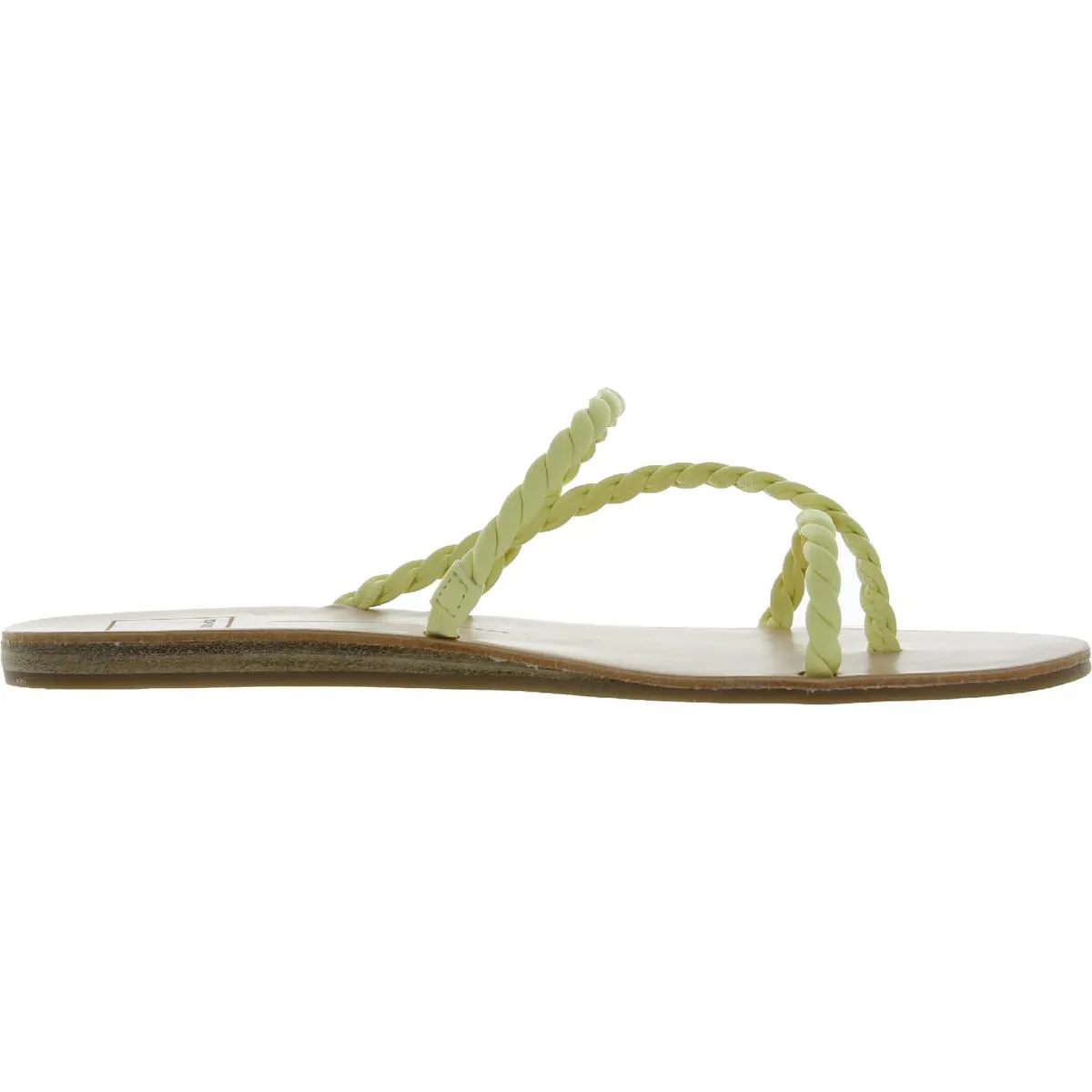 Dexla Womens Strappy Flat Slide Sandals
