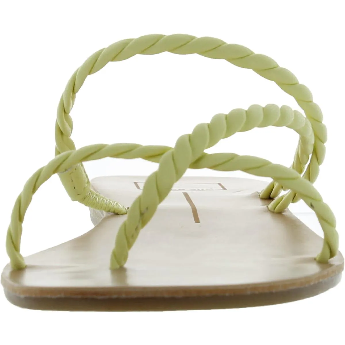 Dexla Womens Strappy Flat Slide Sandals