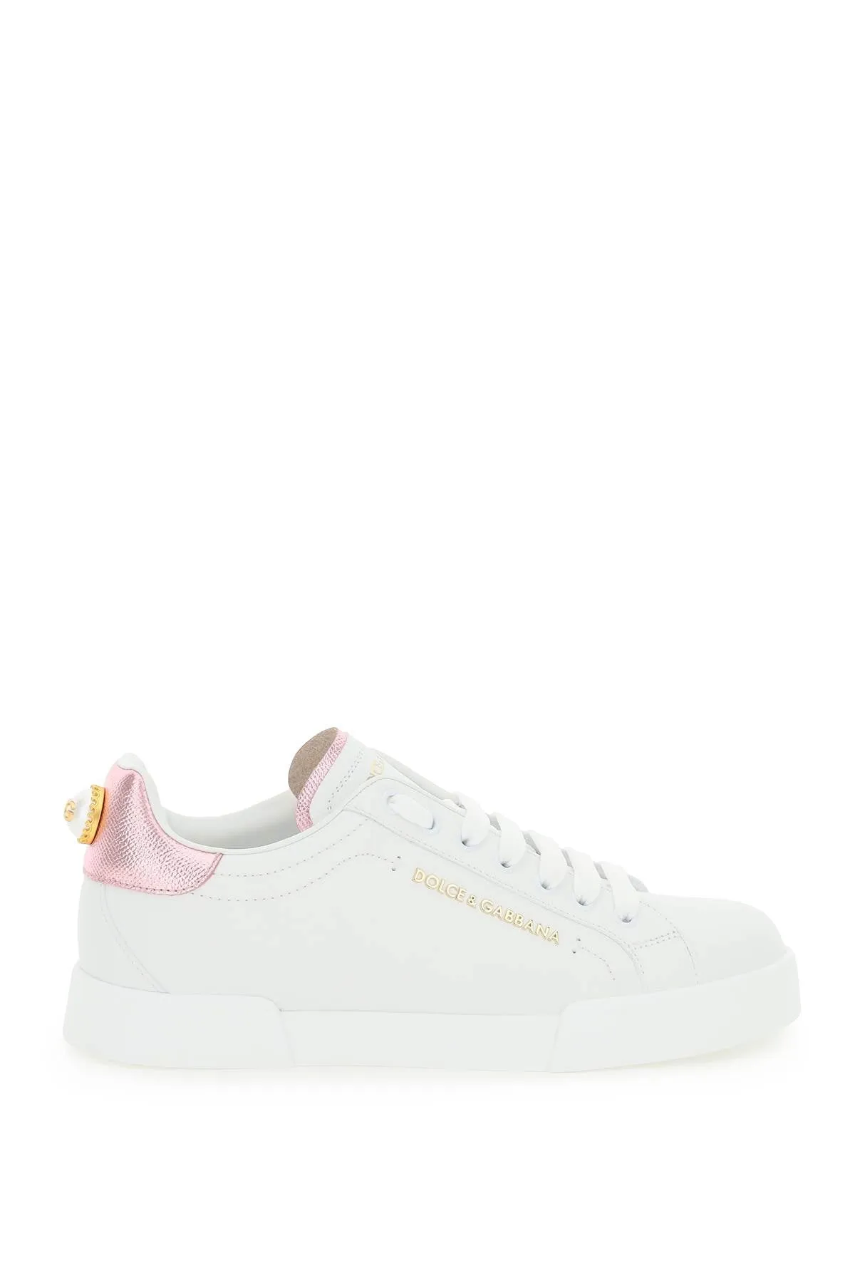Dolce & gabbana portofino sneakers with pearl
