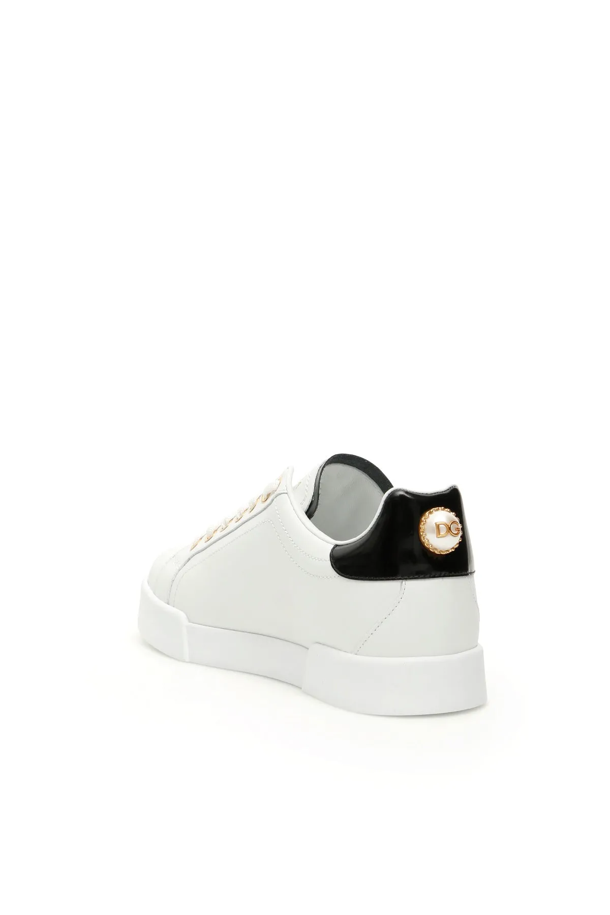 Dolce & gabbana portofino sneakers with pearl