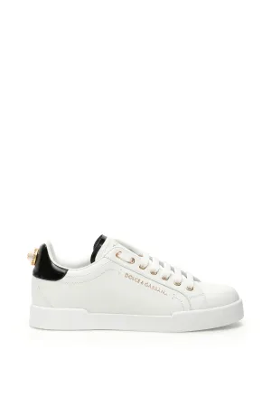 Dolce & gabbana portofino sneakers with pearl