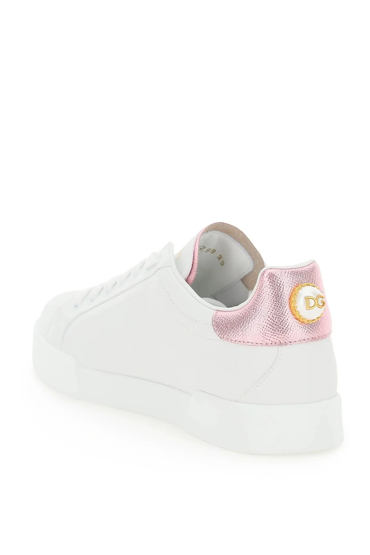 Dolce & gabbana portofino sneakers with pearl