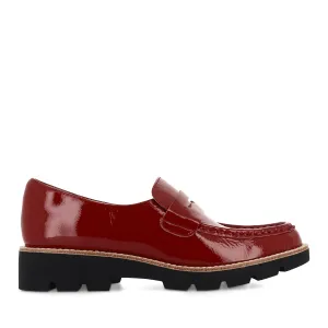 DORTE - DARK RED PATENT LEATHER