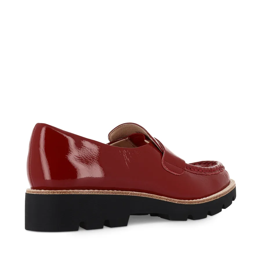 DORTE - DARK RED PATENT LEATHER