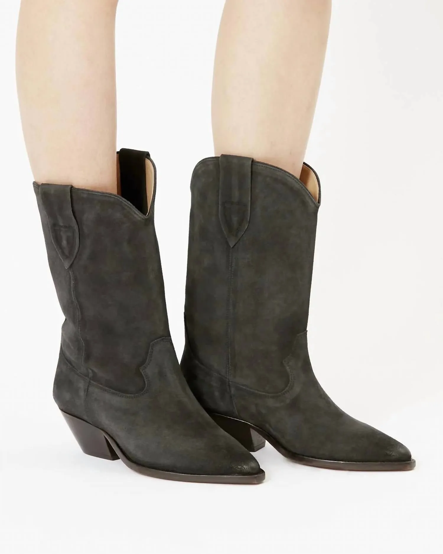 Duerto Cowboy Boots In Faded Black