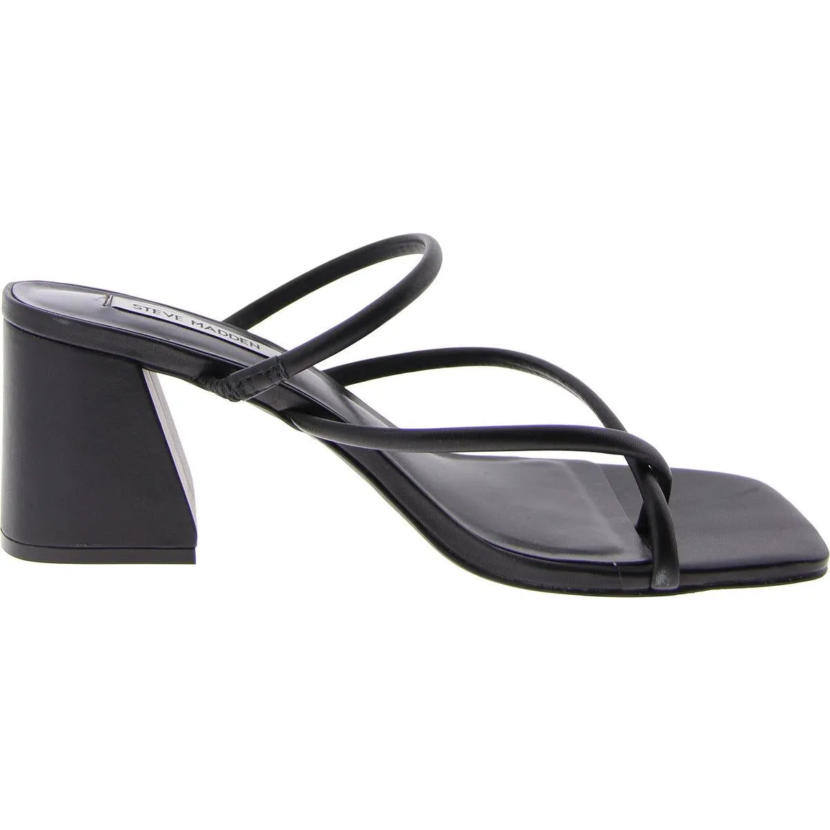 Effie Womens Slip On Toe Loop Slide Sandals