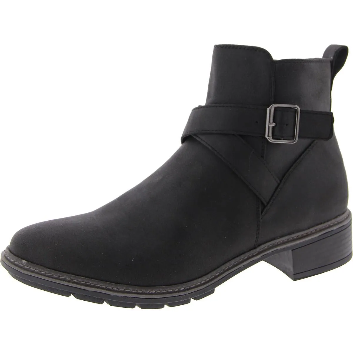 Elie Womens Zip Up Slip On Ankle Boots