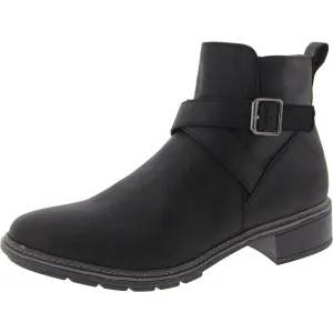 Elie Womens Zip Up Slip On Ankle Boots