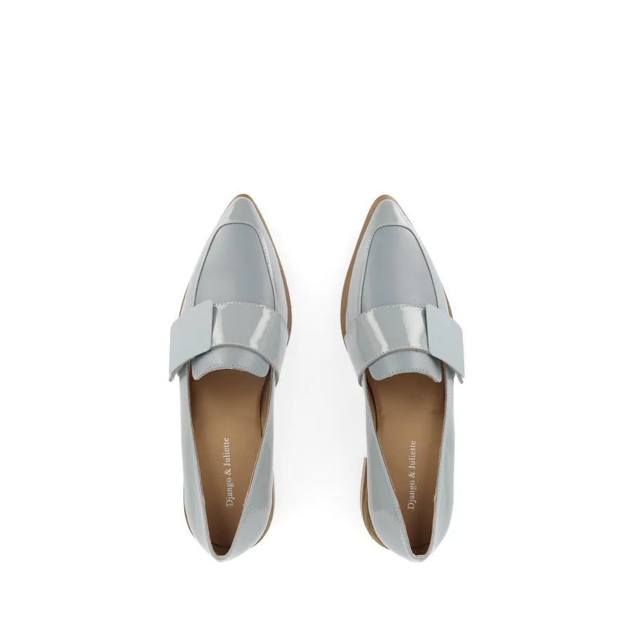 ERING - DENIM DENIM PATENT LEATHER