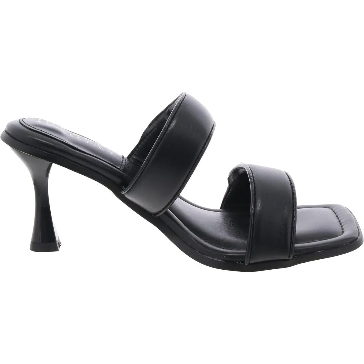Essey Womens Faux Leather q Slide Sandals