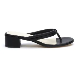 Exhale Heeled Sandal In Black