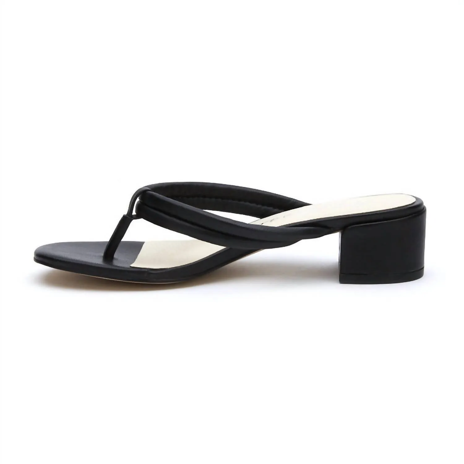 Exhale Heeled Sandal In Black
