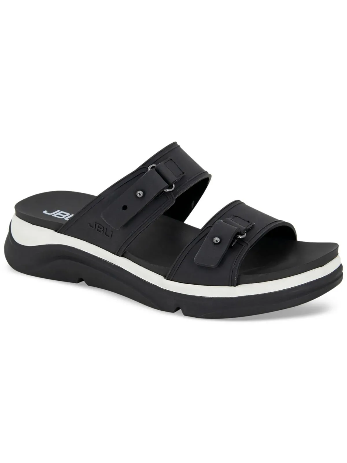 Fenton Water Ready Womens Cushioned Footbed Manmade Slide Sandals