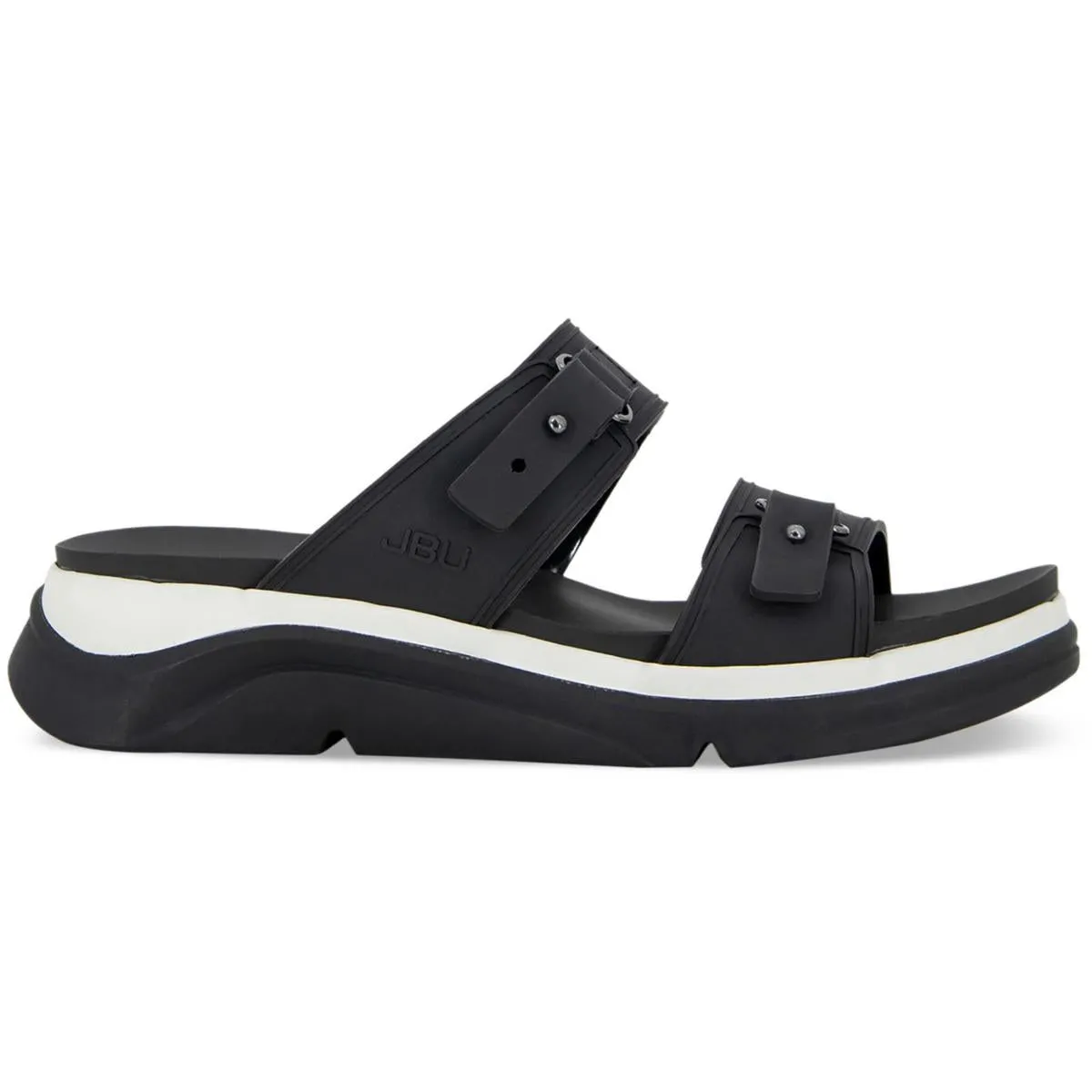 Fenton Water Ready Womens Cushioned Footbed Manmade Slide Sandals