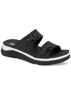 Fenton Water Ready Womens Cushioned Footbed Manmade Slide Sandals