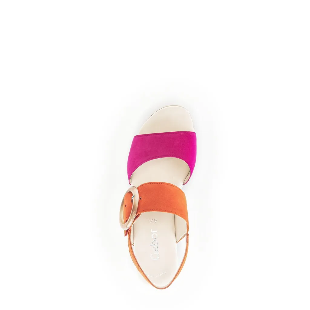 *FINAL SALE*44.645.13 - Pink and Orange Suede||*VENTE FINALE*44.645.13 - Sude rose et orange