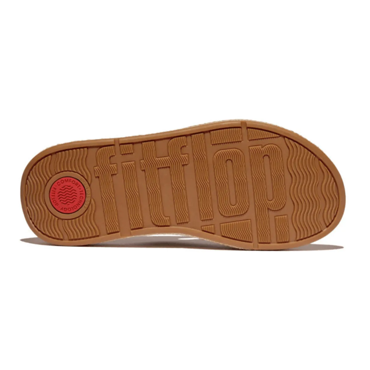FitFlop Women's F-Mode Espadrille Flatform Cross Black Leather