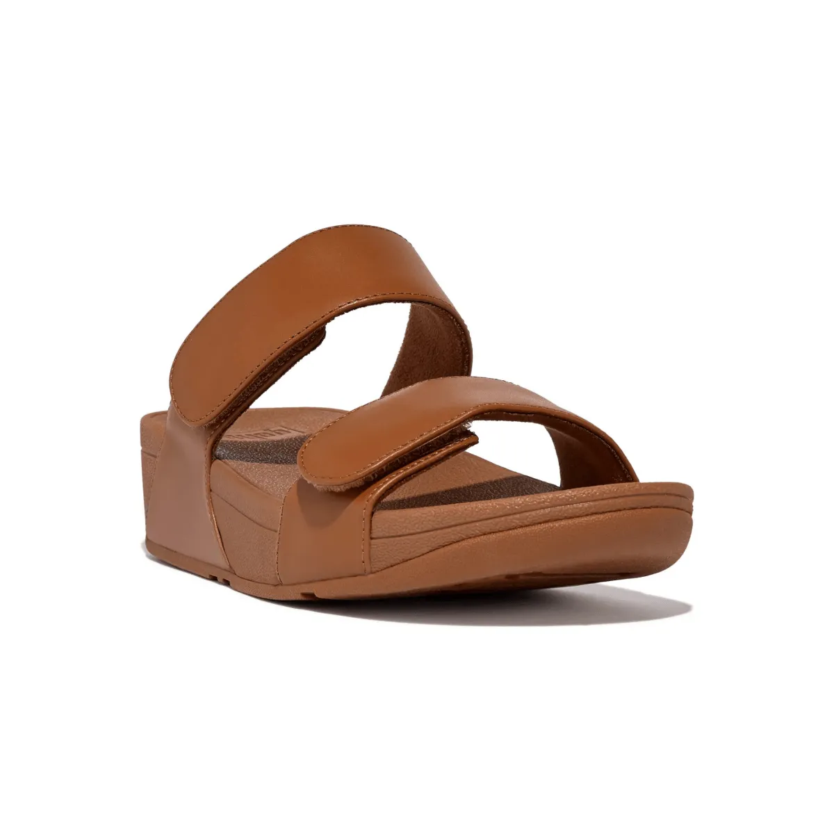 FitFlop Women's Lulu Adjustable Light Tan Leather
