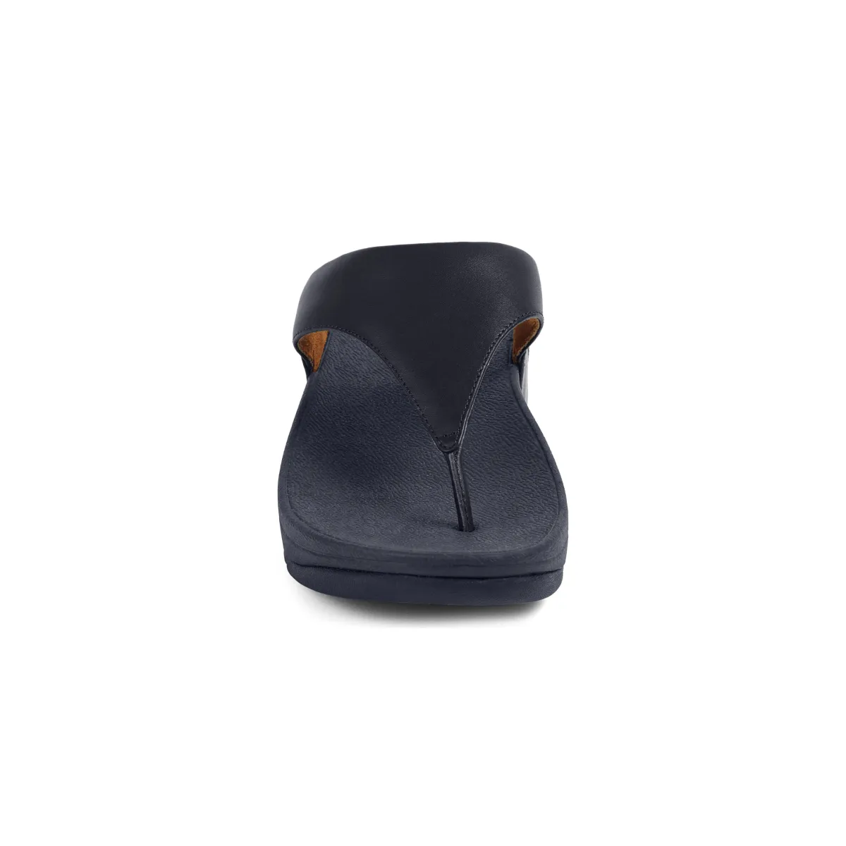 FitFlop Women's Lulu Toe-Post Deep Blue Leather
