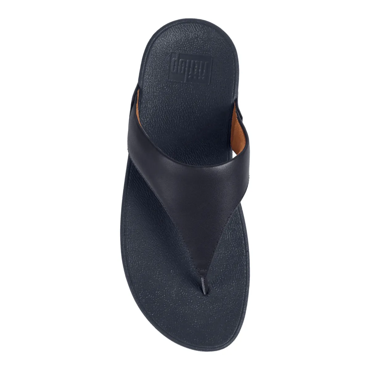 FitFlop Women's Lulu Toe-Post Deep Blue Leather