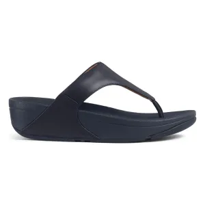 FitFlop Women's Lulu Toe-Post Deep Blue Leather