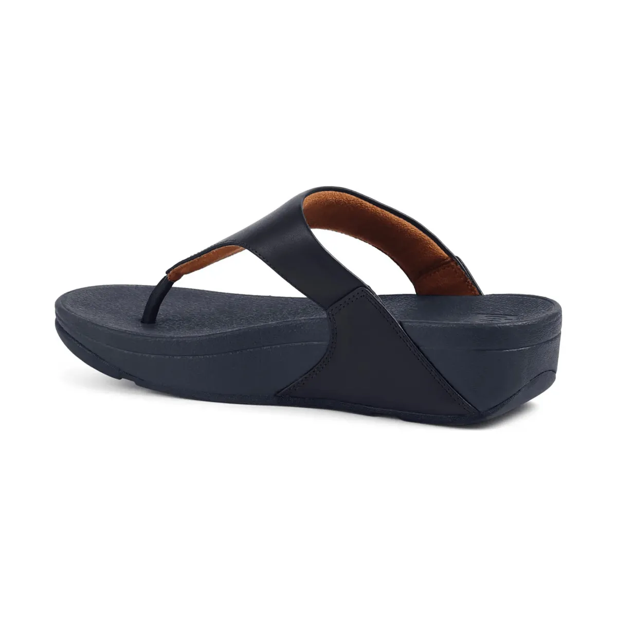 FitFlop Women's Lulu Toe-Post Deep Blue Leather