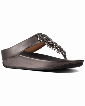 FitFlop Rumba Leather Toe Post Sandal