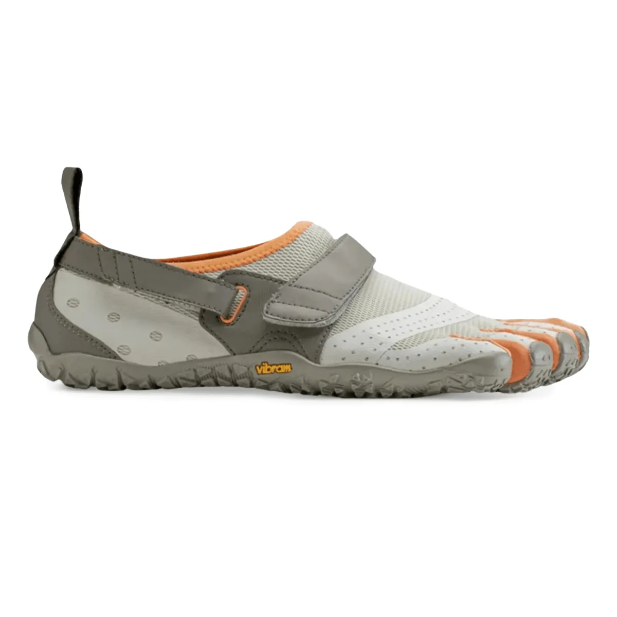 Five Fingers Women's V-Aqua Grey/Coral Orange